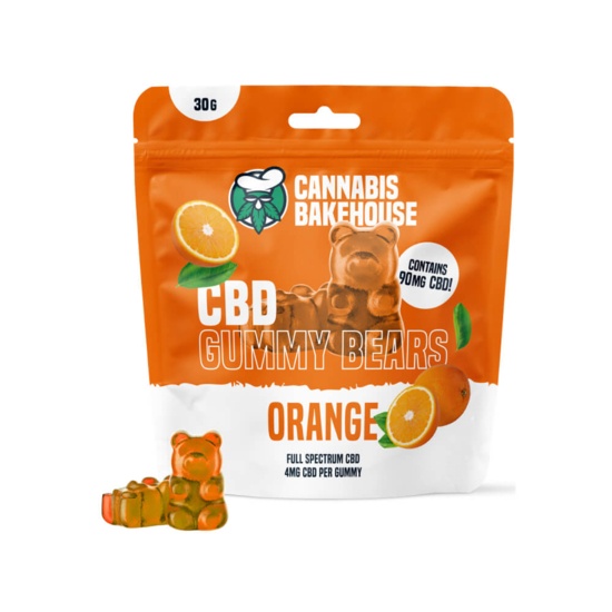 Bonbons CBD Orange 90mg - Cannabis Bakehouse