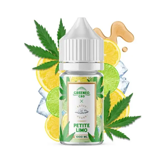 E-liquide CBD Petite Limo 30ml 1000mg - Greeneo