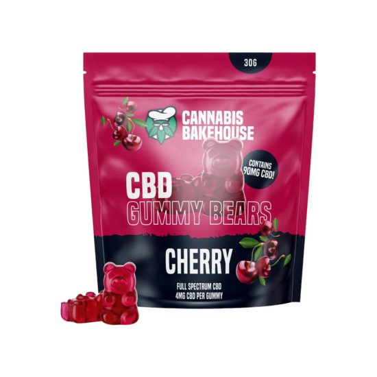 Bonbons CBD Cerise - Cannabis Bakehouse