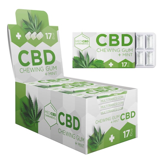 Chewing-gum CBD Menthe - MediCBD