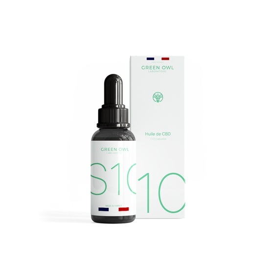 Huile de CBD 10% Isolat  Green Owl