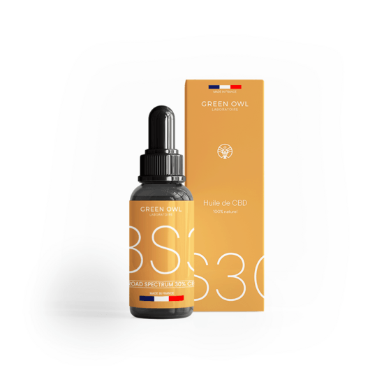 Huile CBD 30% Broad Spectrum - GreenOwl