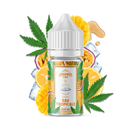 E-liquide CBD Eau Tropicale 30ml 1000mg - Greeneo