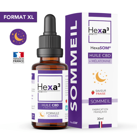 Huile CBD Sommeil 30ml - Hexa3