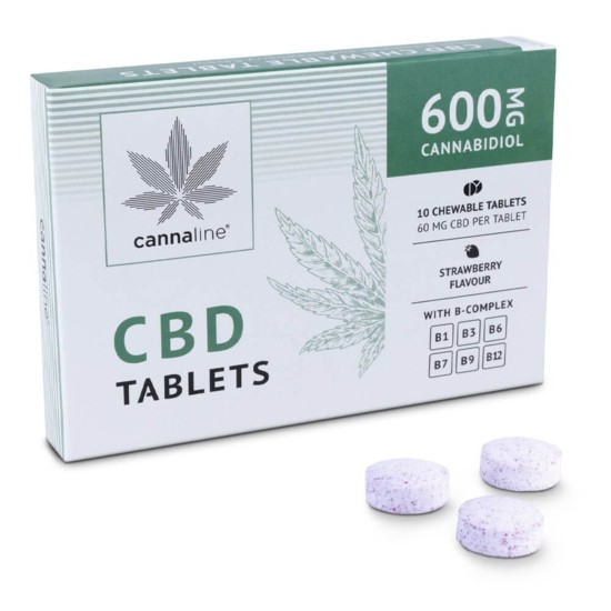 Chewing-gum CBD Fraise - x10 - Cannaline