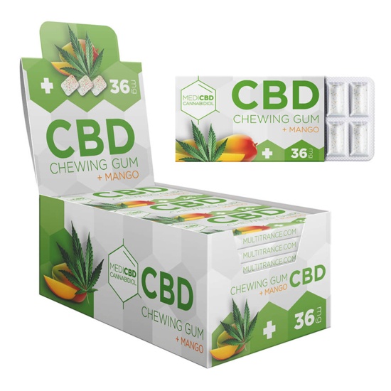 Chewing-gum CBD Mangue - MediCBD