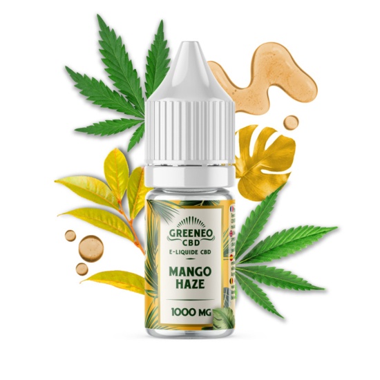 E-liquide CBD Mango Haze 10ml 500mg - Greeneo