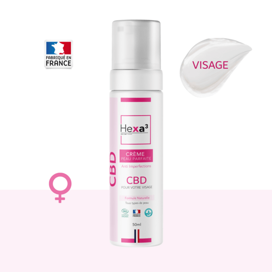 Creme CBD peau parfaite - Hexa3