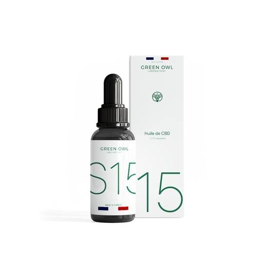 Huile de CBD 15%  Isolat Green Owl