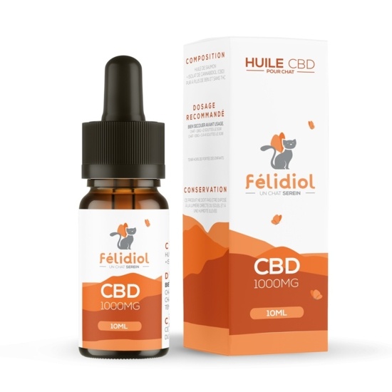 Huile CBD Chat 10% -Felidiol