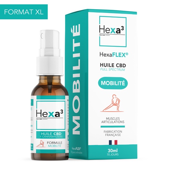 Huile CBD Douleurs 30ml - Hexa3