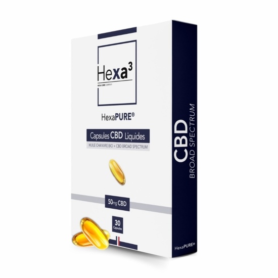 Capsules CBD Broad Spectrum - Hexa3