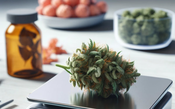 fleur de CBD coupée