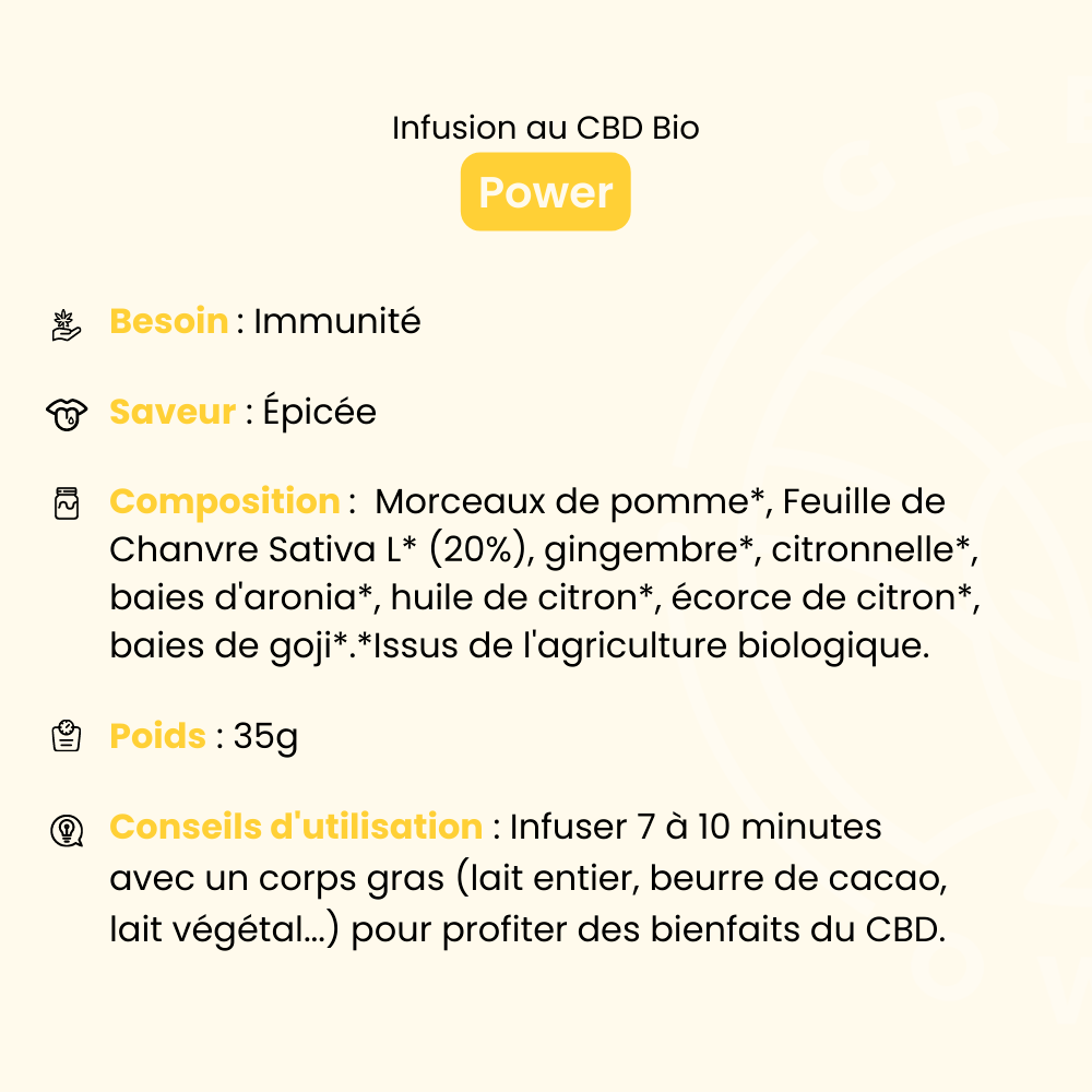 Infusion CBD Power 35g