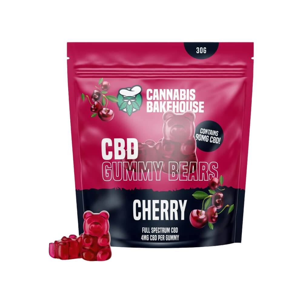 Bonbons CBD Cerise - Cannabis Bakehouse