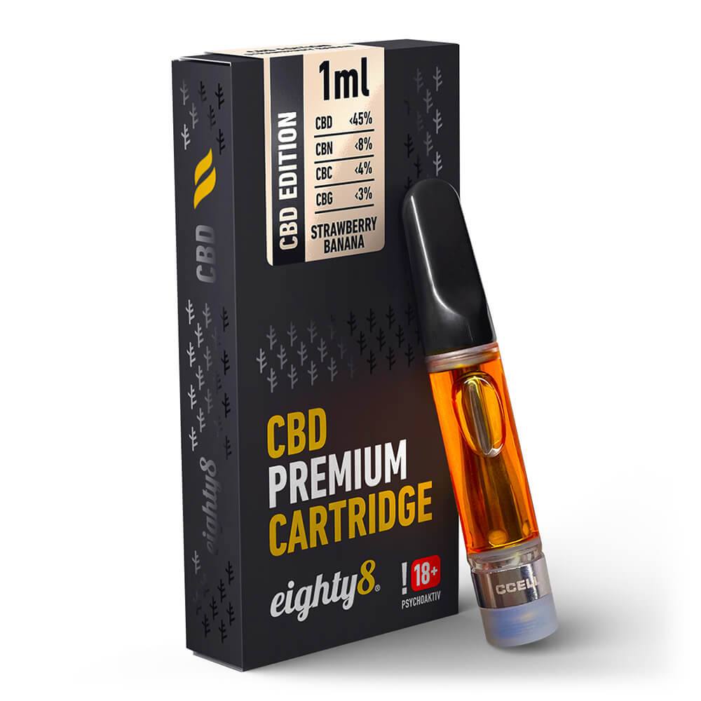 Cartouche 45% CBD Strawberry Banana - Eighty8