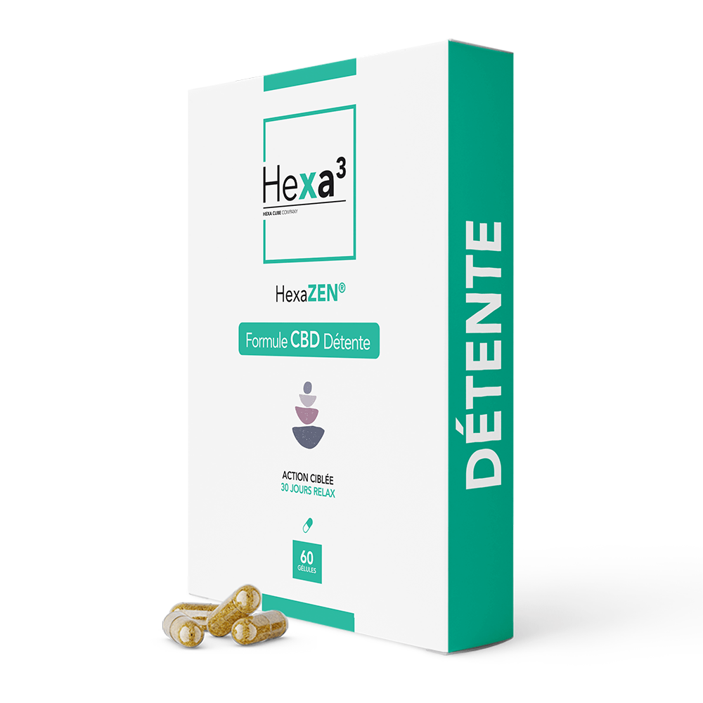 Capsules CBD Détente - Hexa3