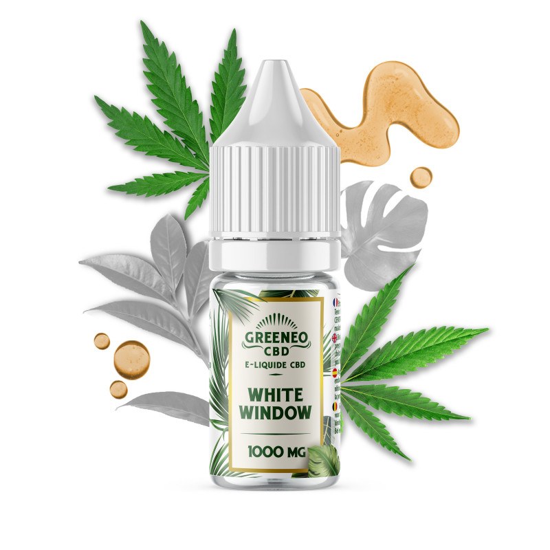 E-liquide CBD White Window 10ml 500mg - Greeneo