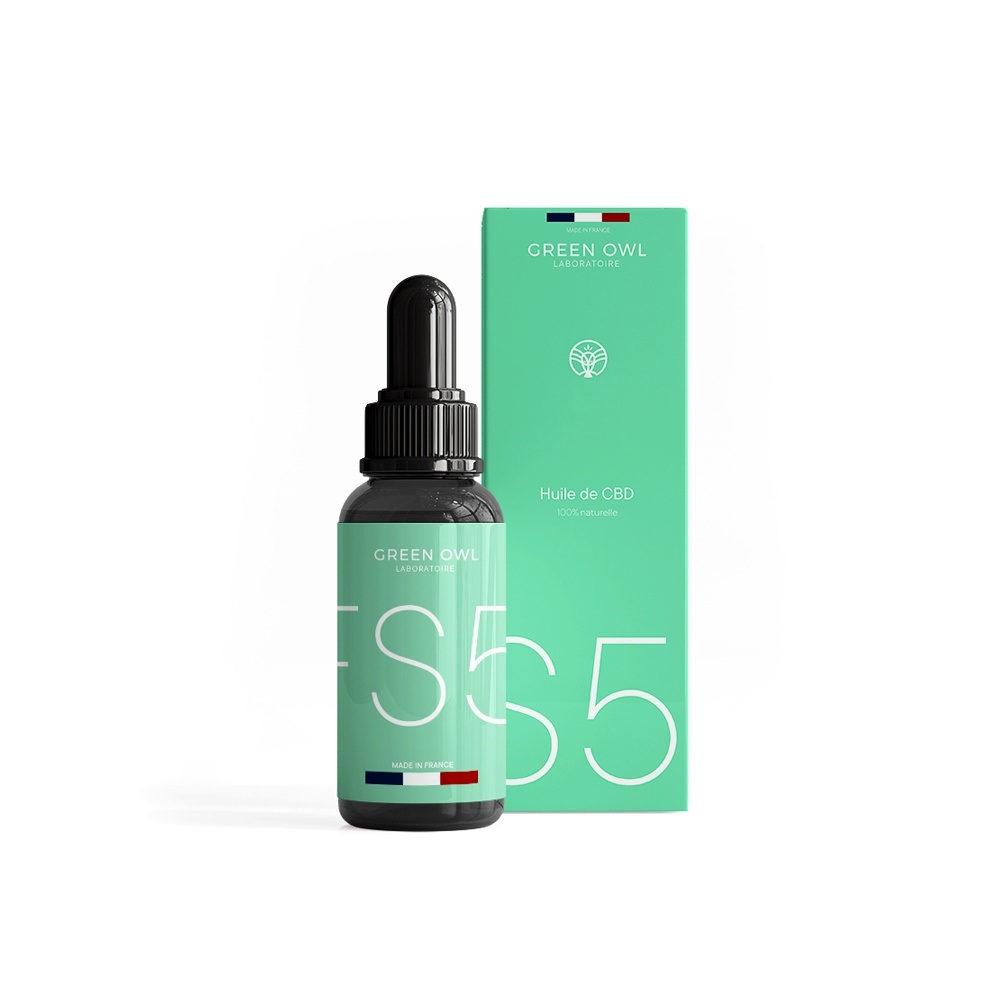 Huile CBD 5% Full Spectrum Green Owl