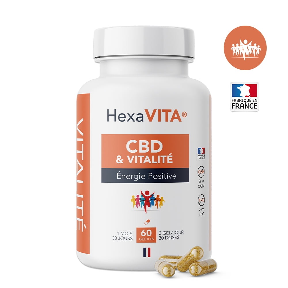 Capsules CBD Énergie - Hexa3