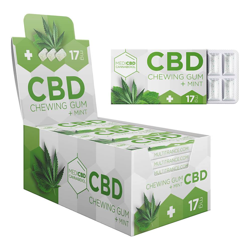 Chewing-gum CBD Menthe - MediCBD