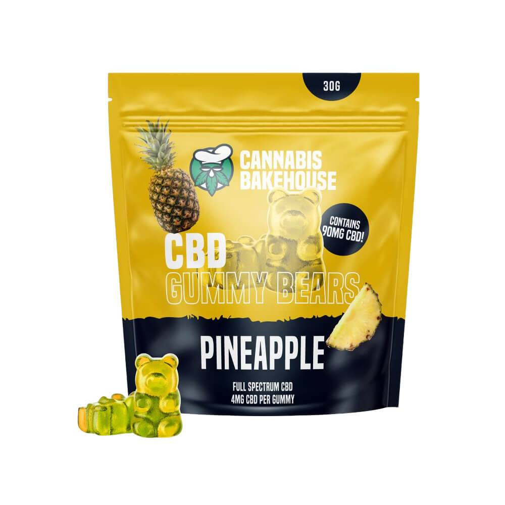 Bonbons CBD Ananas - Cannabis Bakehouse