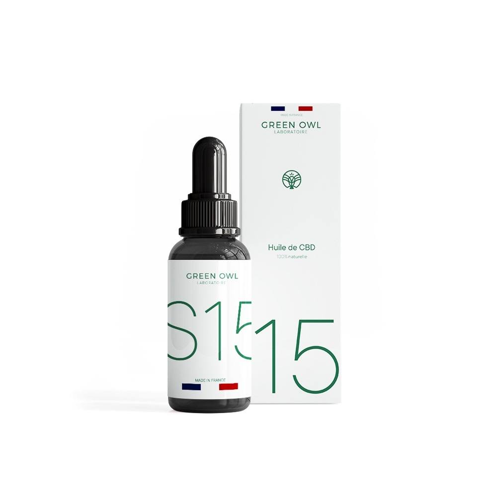 Huile de CBD 15%  Isolat Green Owl