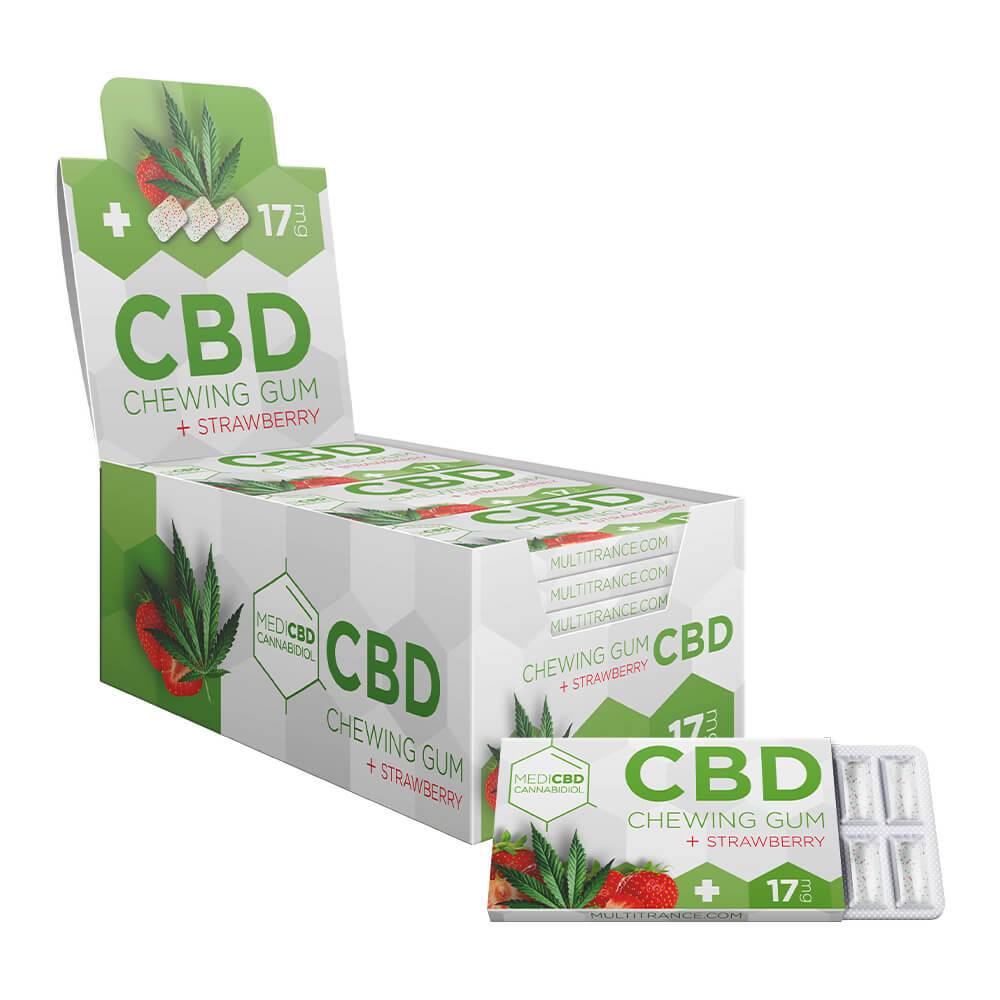 Chewing-gum CBD Fraise - MediCBD