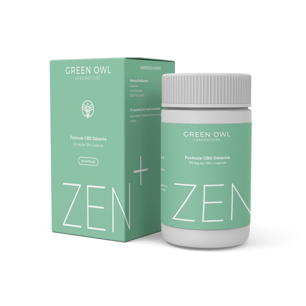 Capsule CBD ZEN + formule Détente