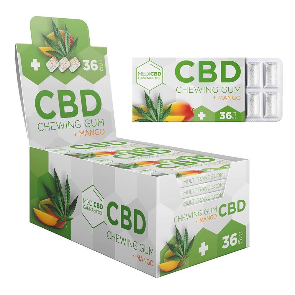 Chewing-gum CBD Mangue - MediCBD