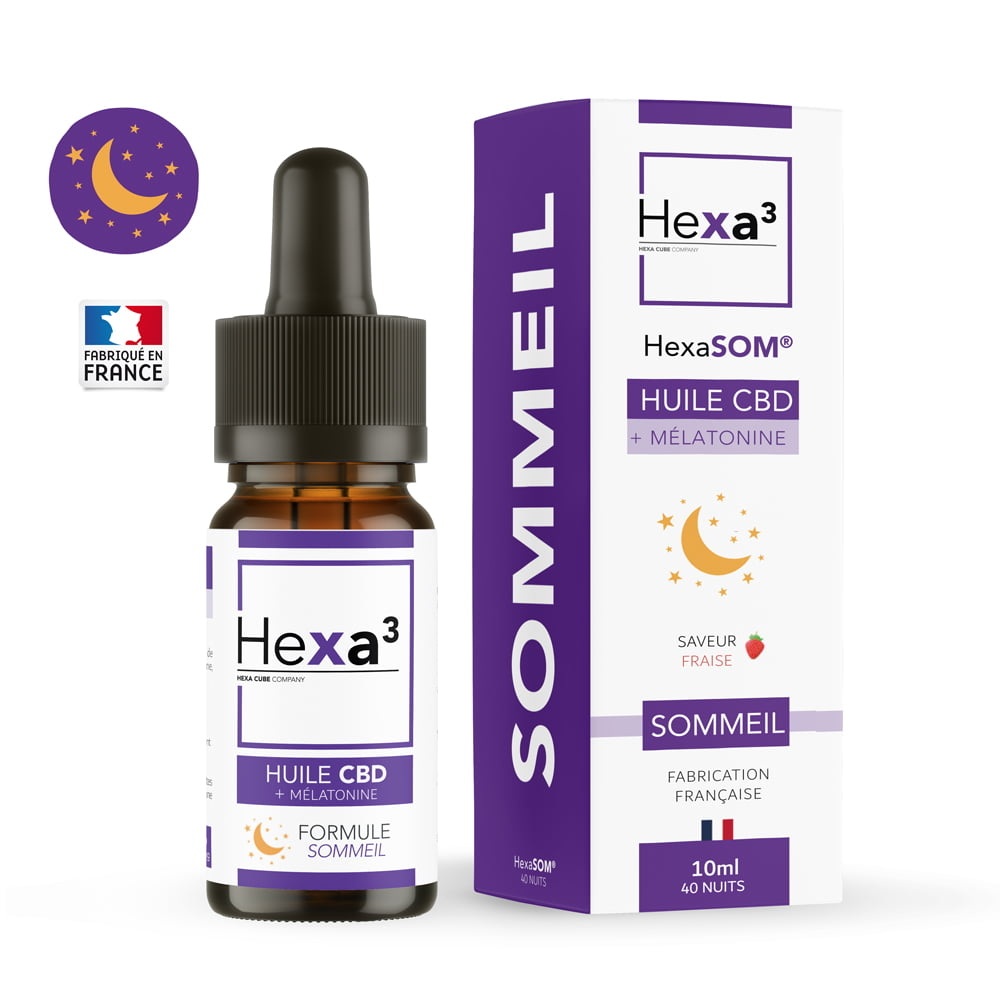 Huile CBD Sommeil 10ml - Hexa3