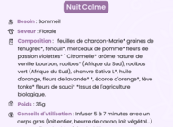 Infusion CBD Nuit Calme 35gr