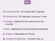 Capsule CBD Sommeil PM+
